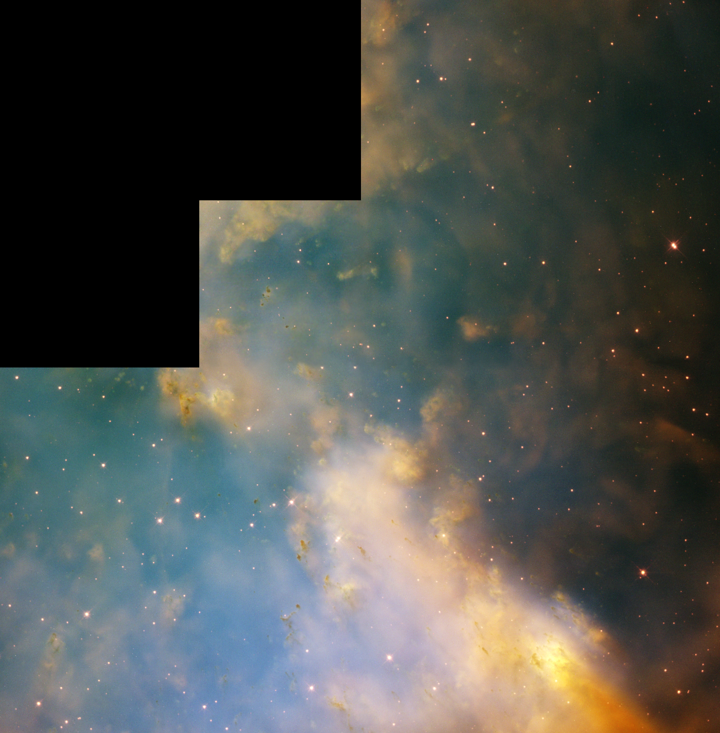 The Dumbbell Nebula (M27), a bipolar planetary nebula in Vulpecula, imaged by the Hubble Space Telescope