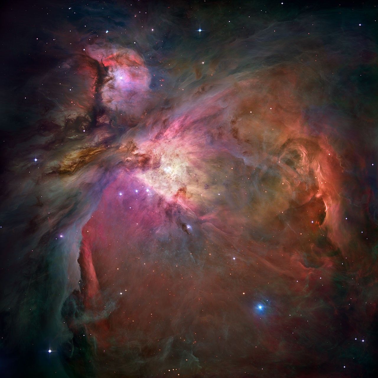 The Orion Nebula (M42), Hubble Space Telescope mosaic